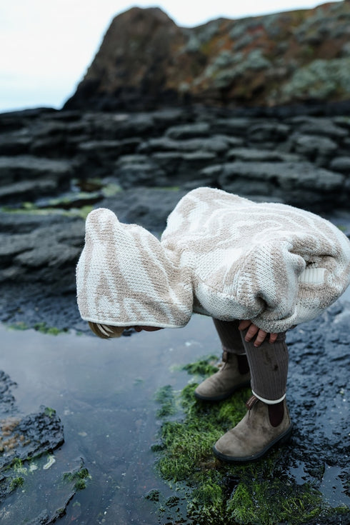 Grown / Teddy Ripple Jacket - Stone(1,2,4,5)